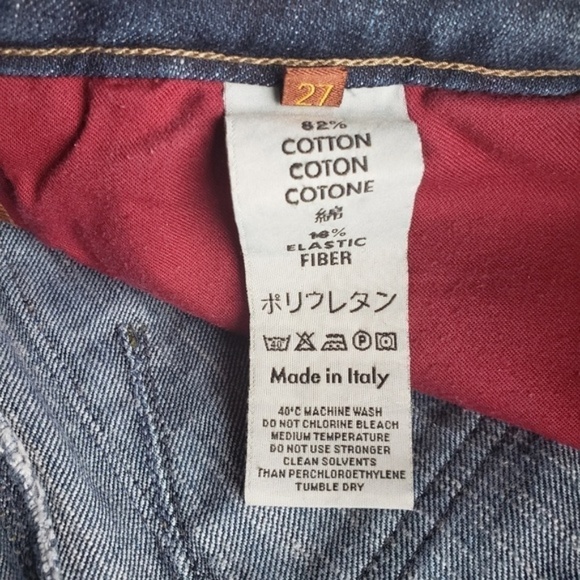 Notify Stretchy Italian Bootcut Jeans Blue 27 - Picture 4 of 5